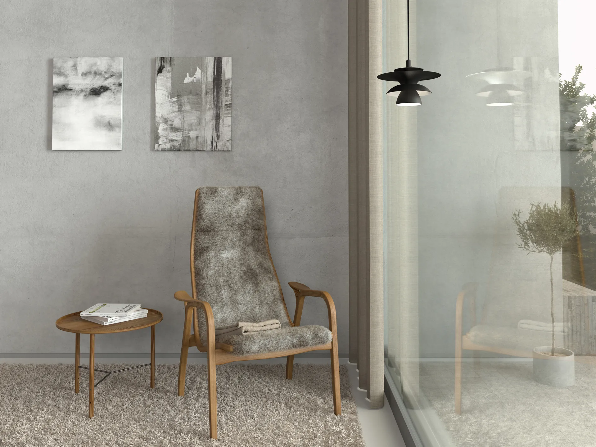 Picasso 吊灯 Ø18 cm, 哑光黑 Belid