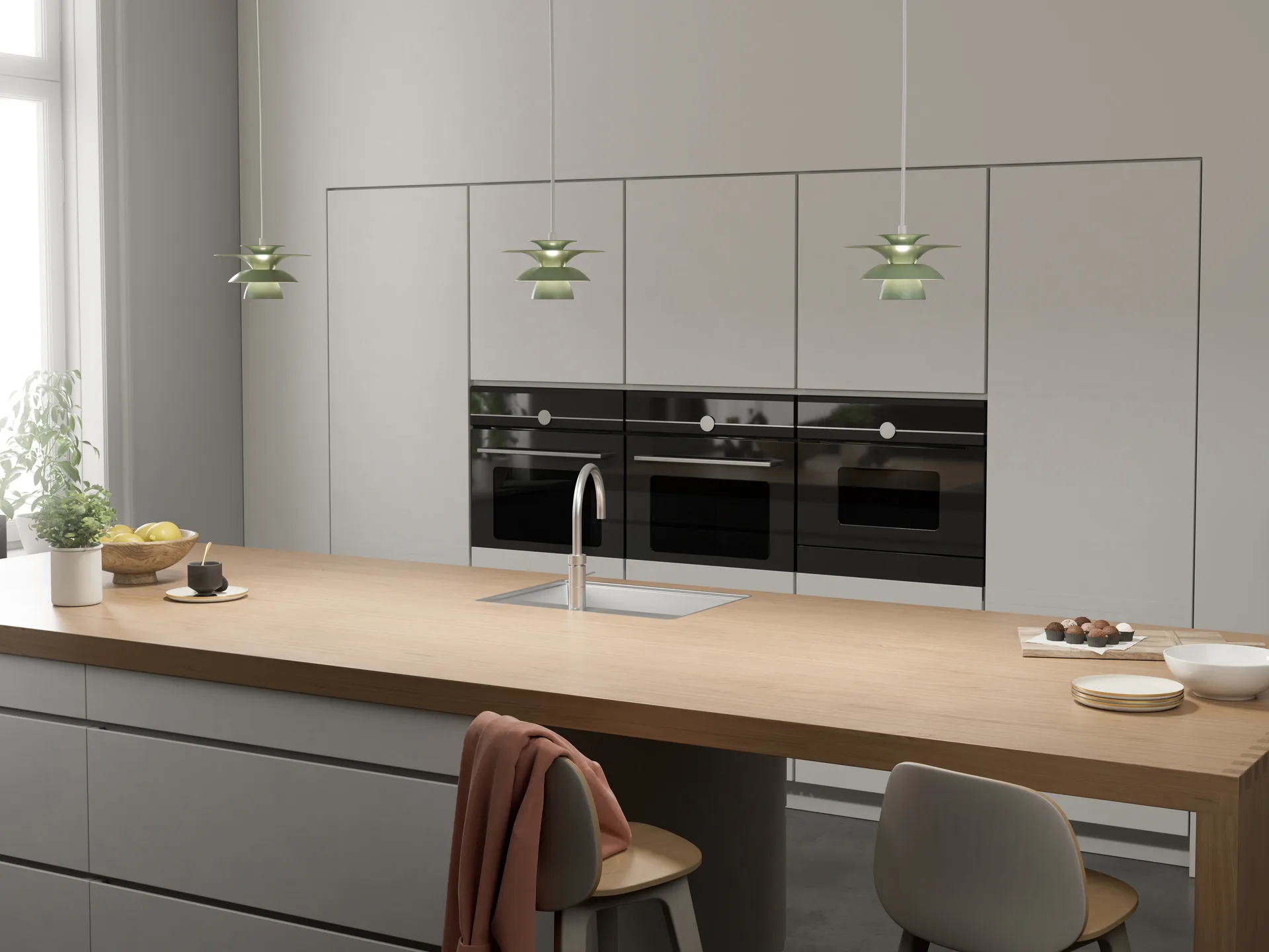 Picasso 吊灯 Ø18 cm, 柔和鼠尾草绿 Belid