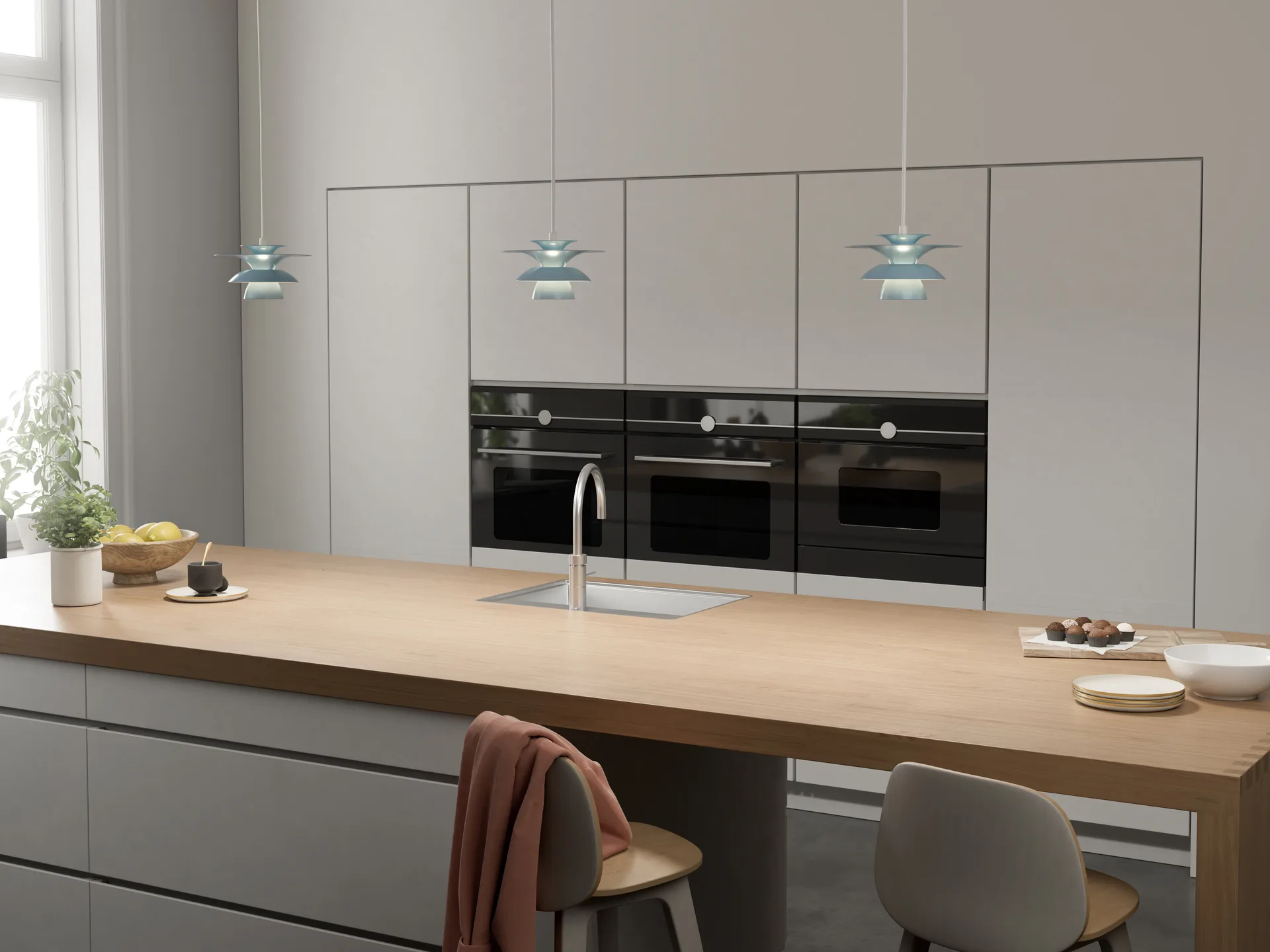 Picasso 吊灯 Ø18 cm, 冰蓝色 Belid