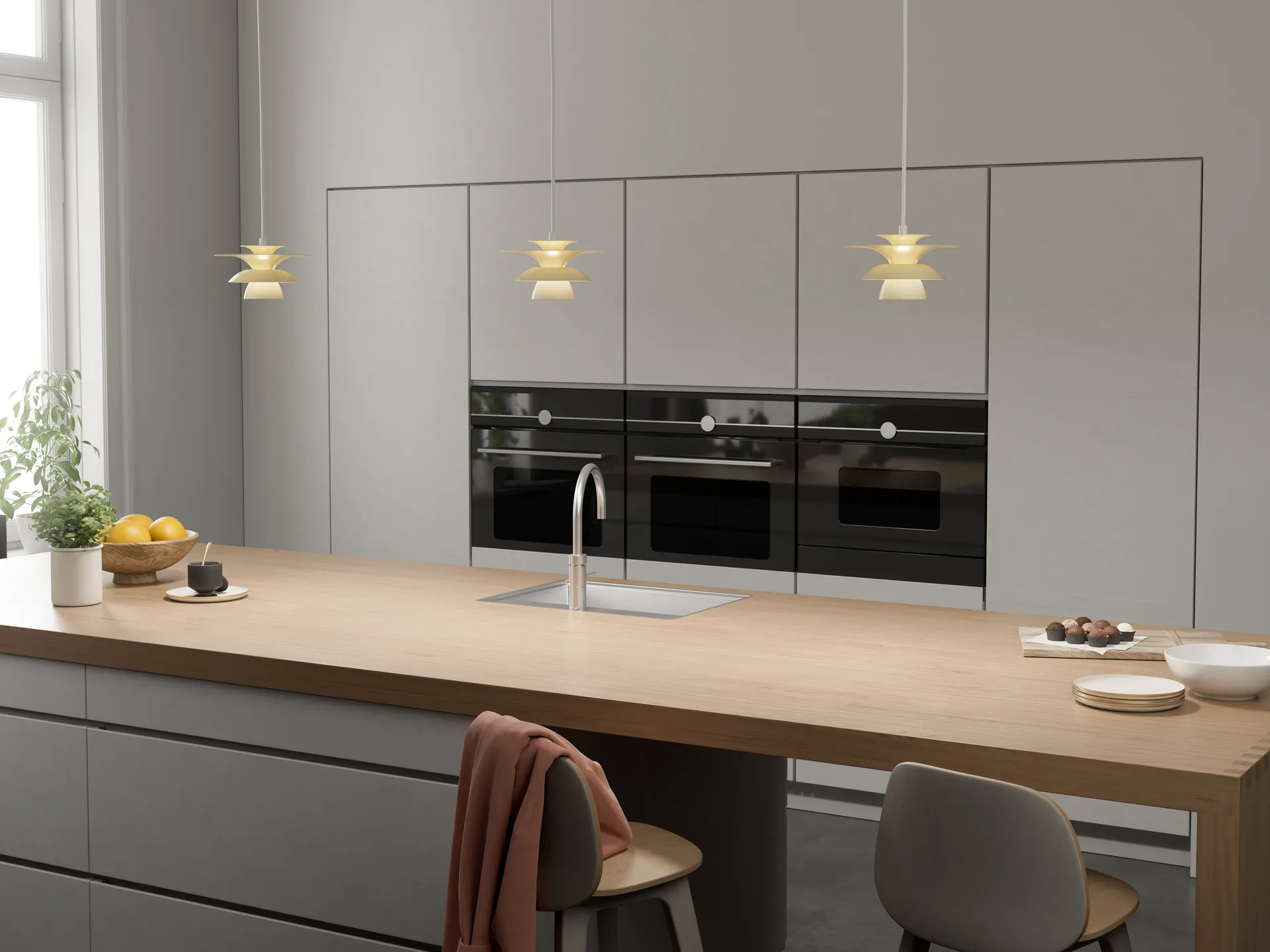 Picasso 吊灯 Ø18 cm, 浅蜜色 Belid