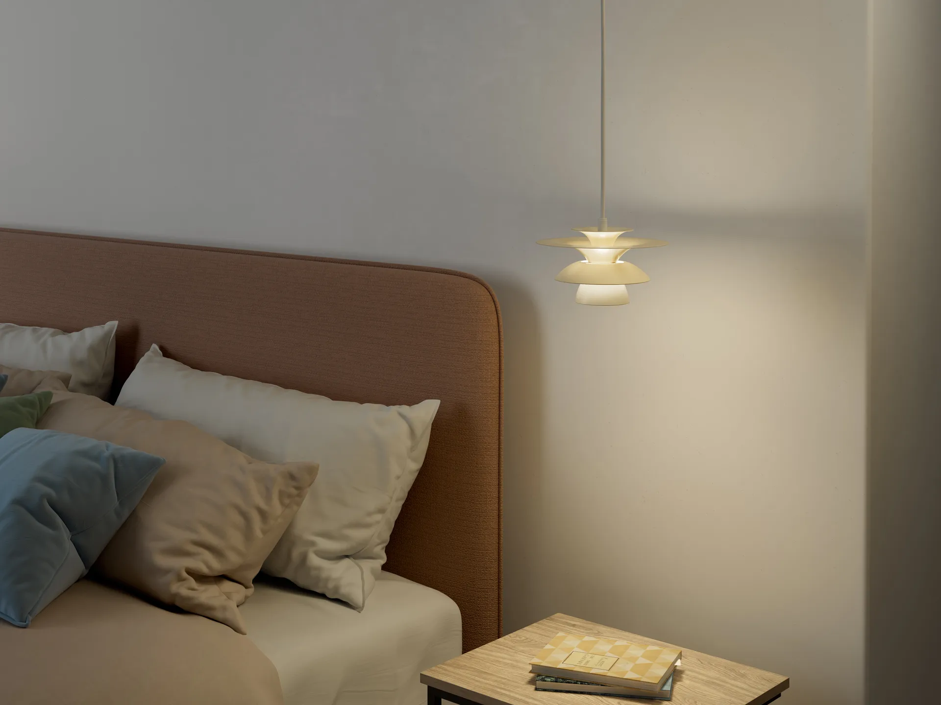 Picasso 吊灯 Ø18 cm, 浅蜜色 Belid