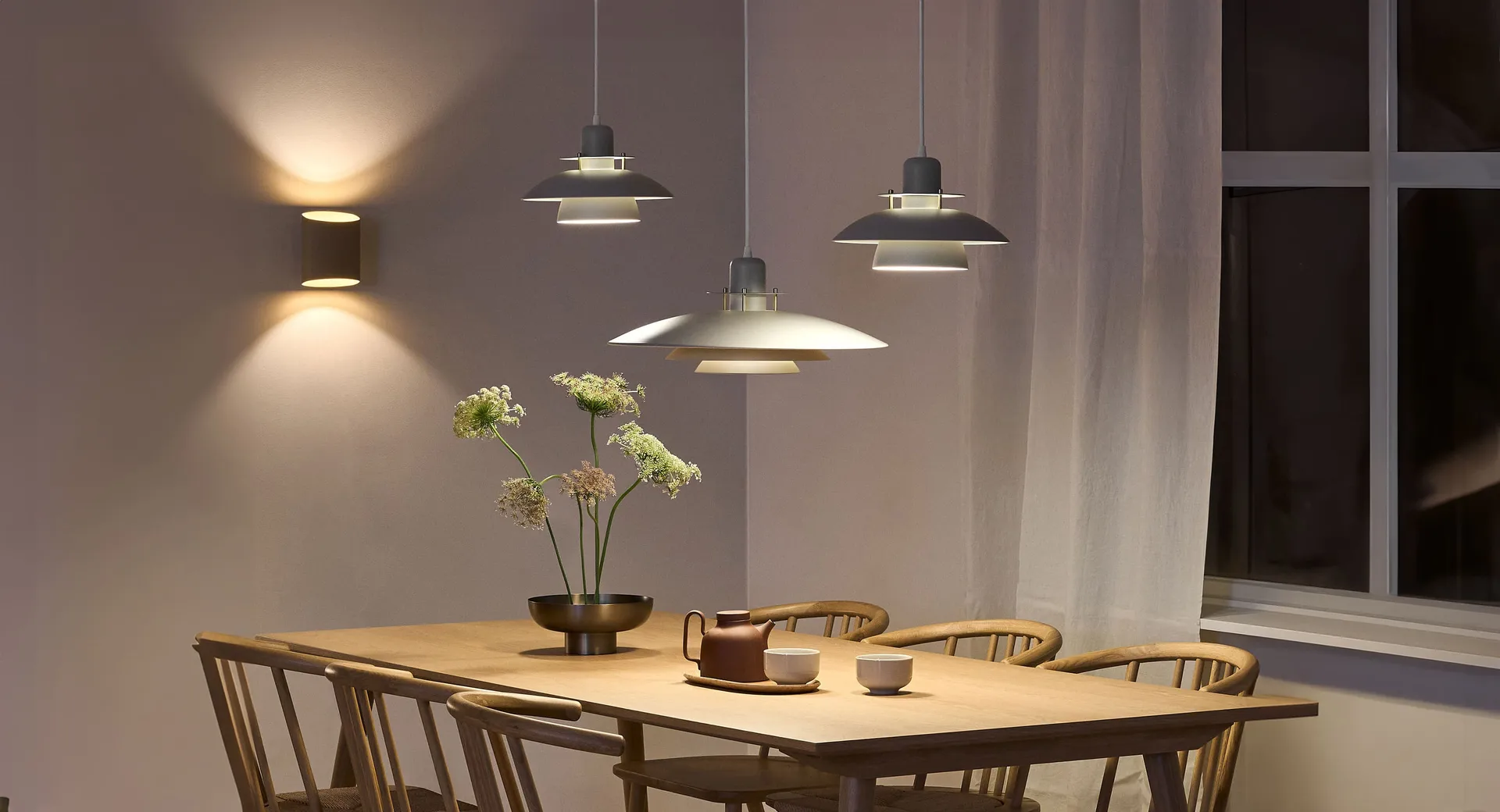 Primus 飞碟吊灯 43cm  , 白色_镀铬色 Belid