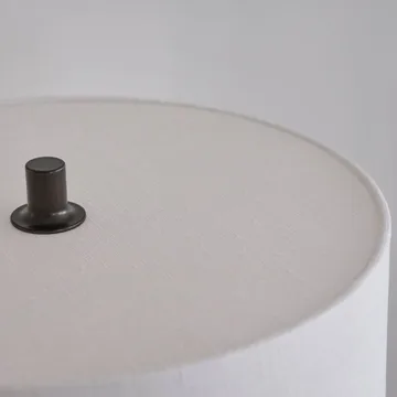 Soft 台灯 - 亚麻 白色-金属青铜色，Ø34x64cm - Belid