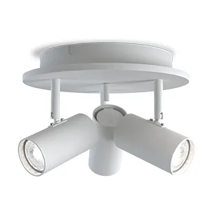 Tyson 3-spotlight Ø25 cm, 白色 Belid
