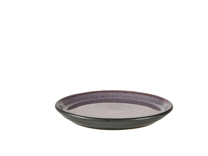 餐用盘 Ø17cm - 黑色配紫色 - Bitz