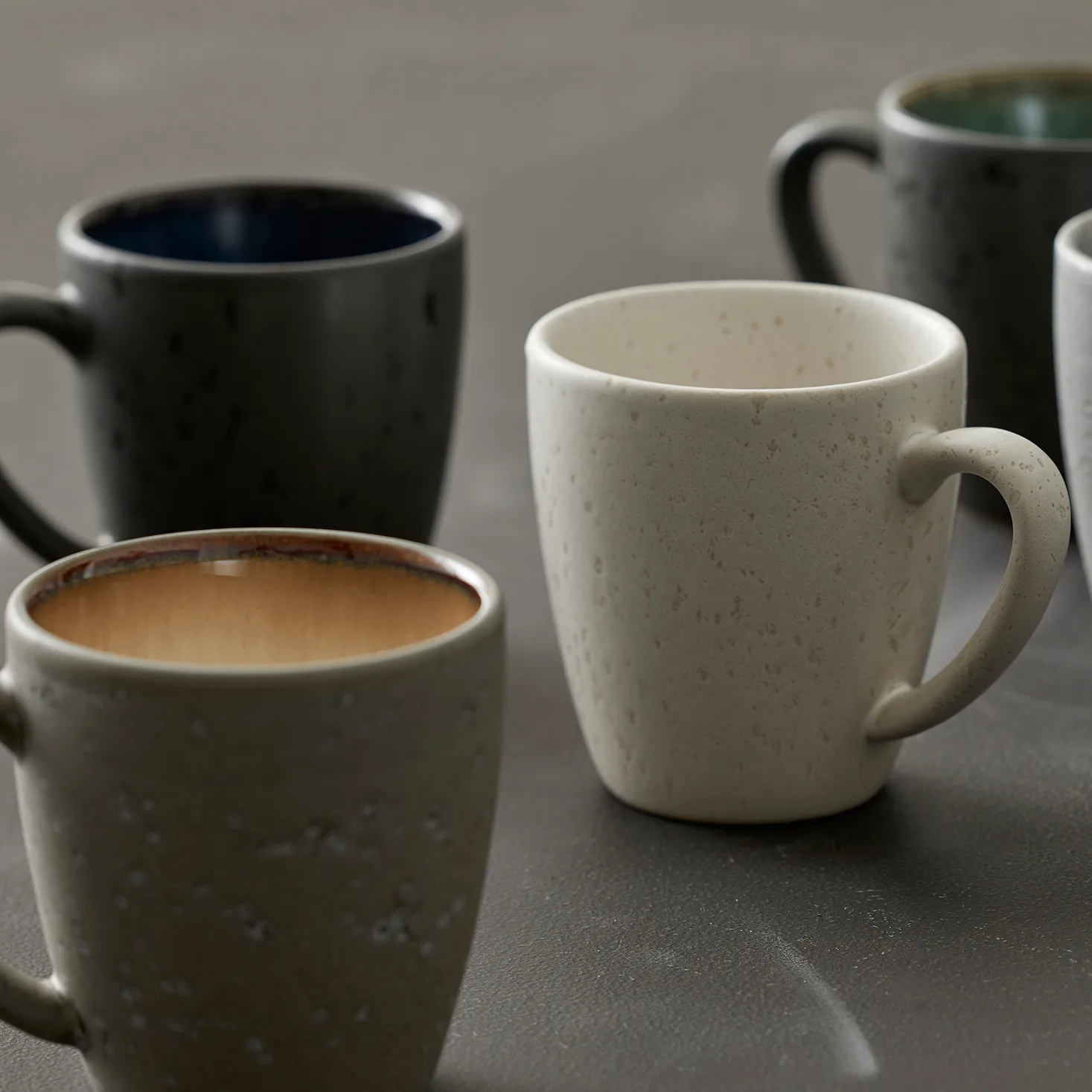 Bitz 马克杯 19 cl black, 黑色-dark 蓝色 Bitz