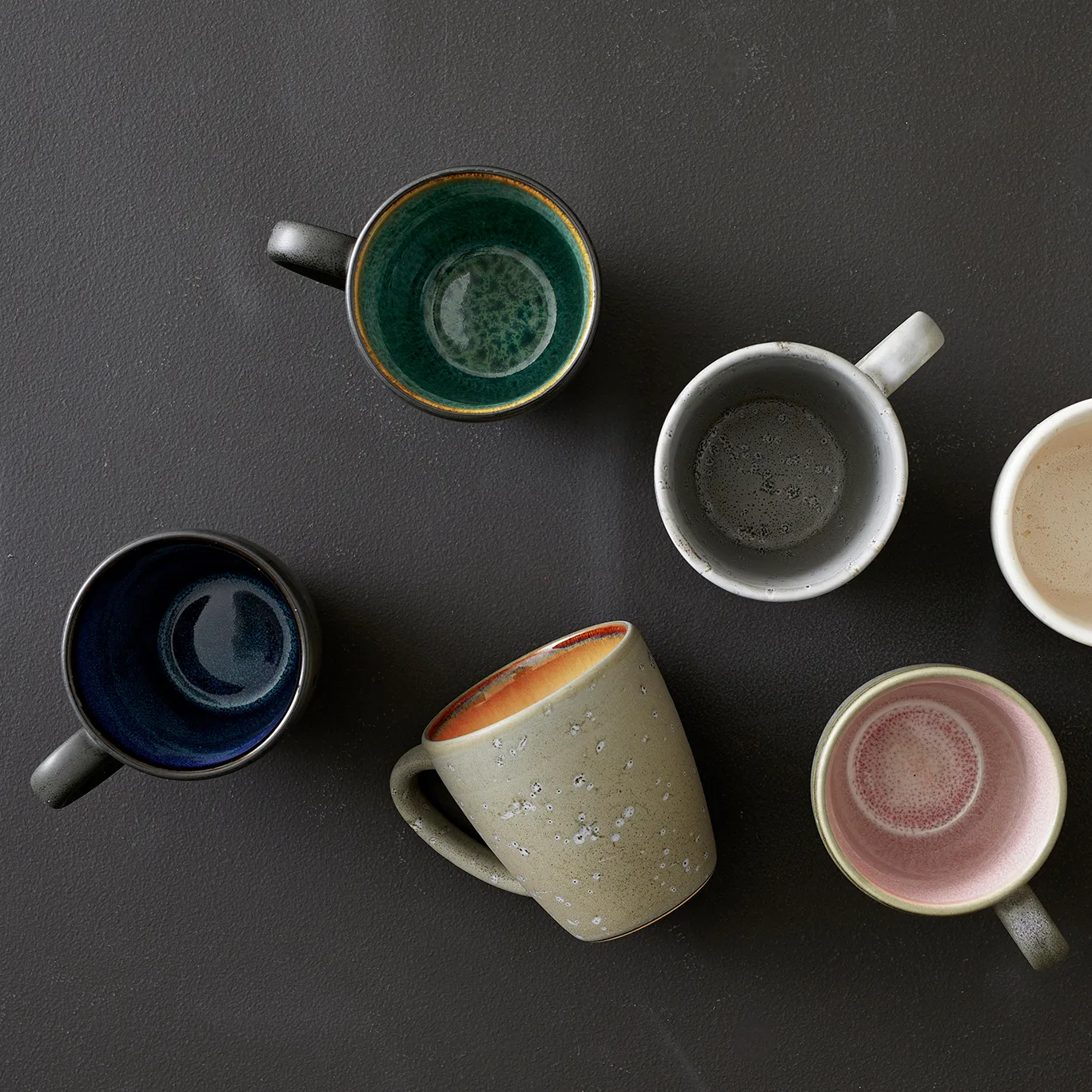 Bitz 马克杯 19 cl black, 黑色-dark 蓝色 Bitz