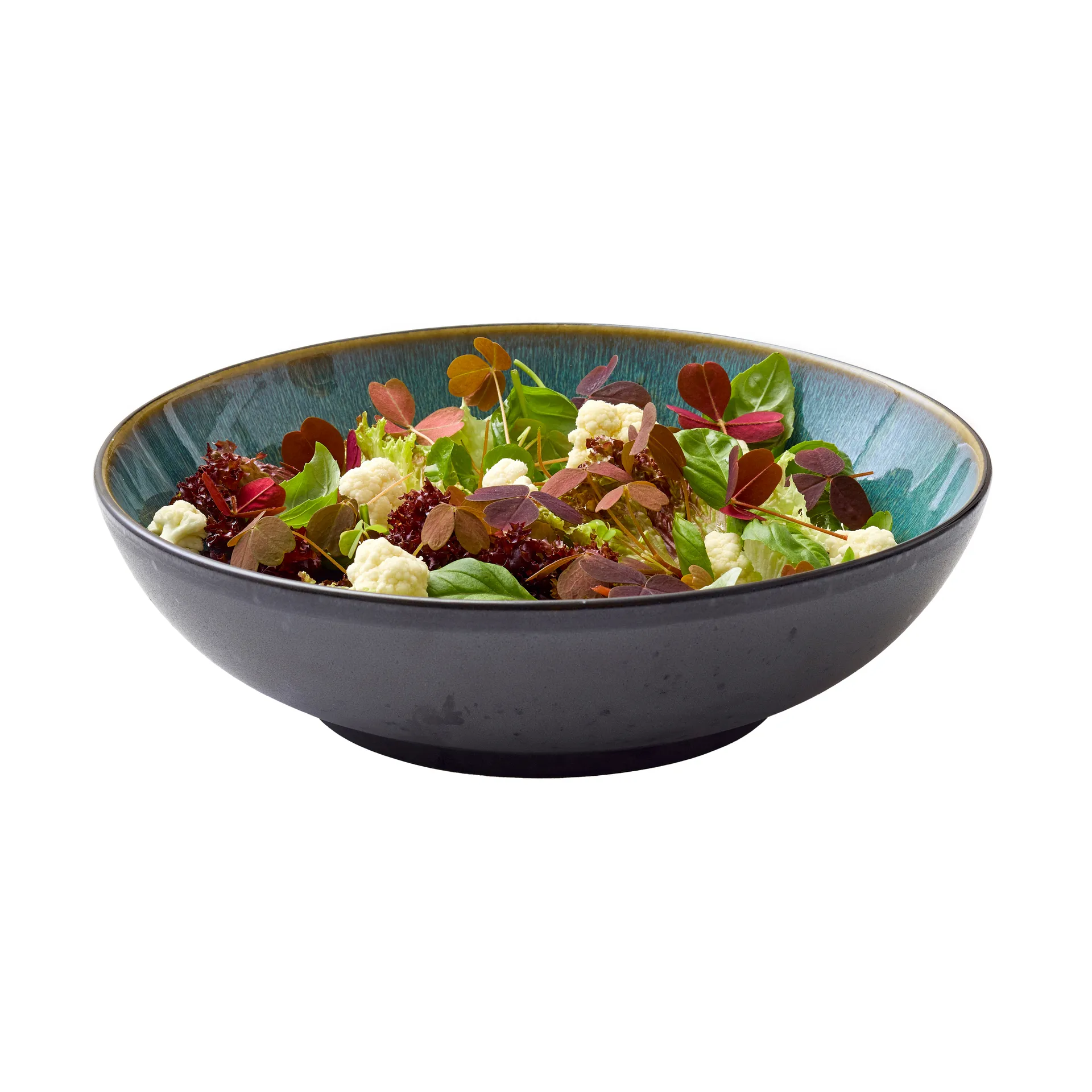 Bitz 沙拉碗 Ø24 cm, 黑色-绿色 Bitz