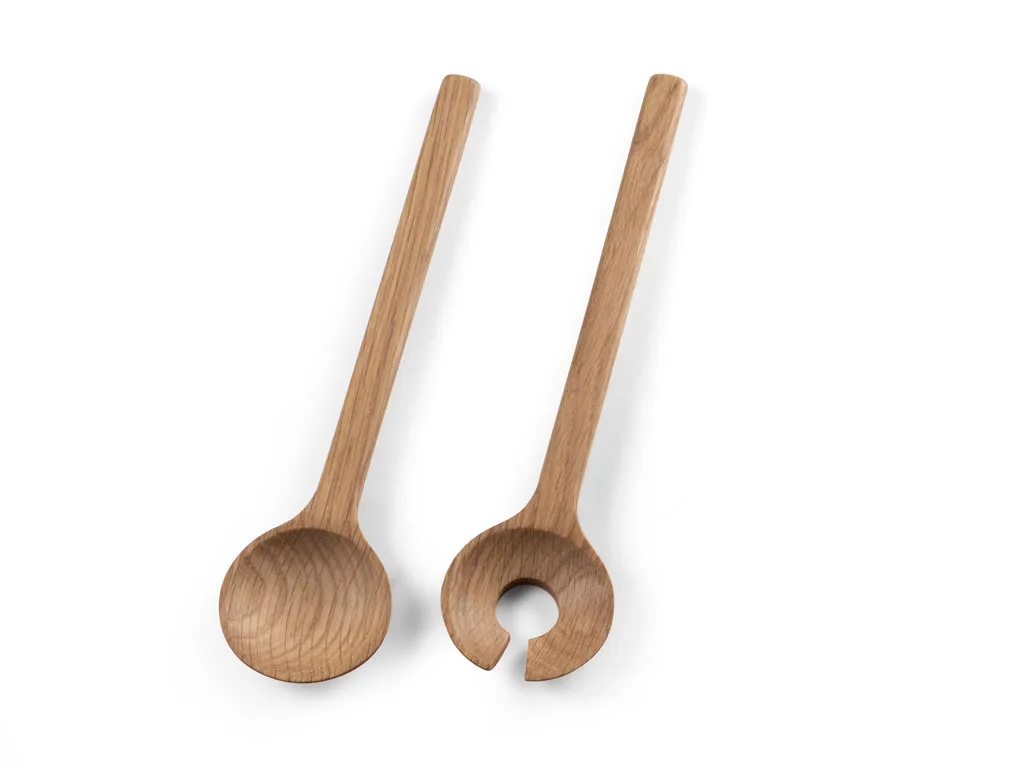 Bitz 沙拉餐具 24 cm北欧简约风格家居用品, 橡木色 Bitz
