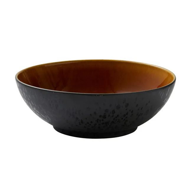 Bitz沙拉碗 直径30cm, 黑色_琥珀色 Bitz