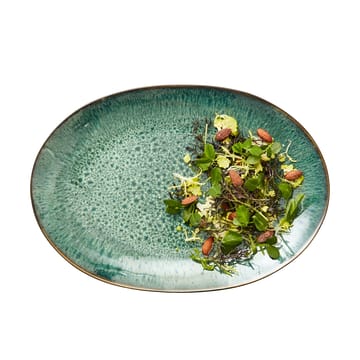 Bitz dish oval 25x36 cm - 黑色-绿色 - Bitz