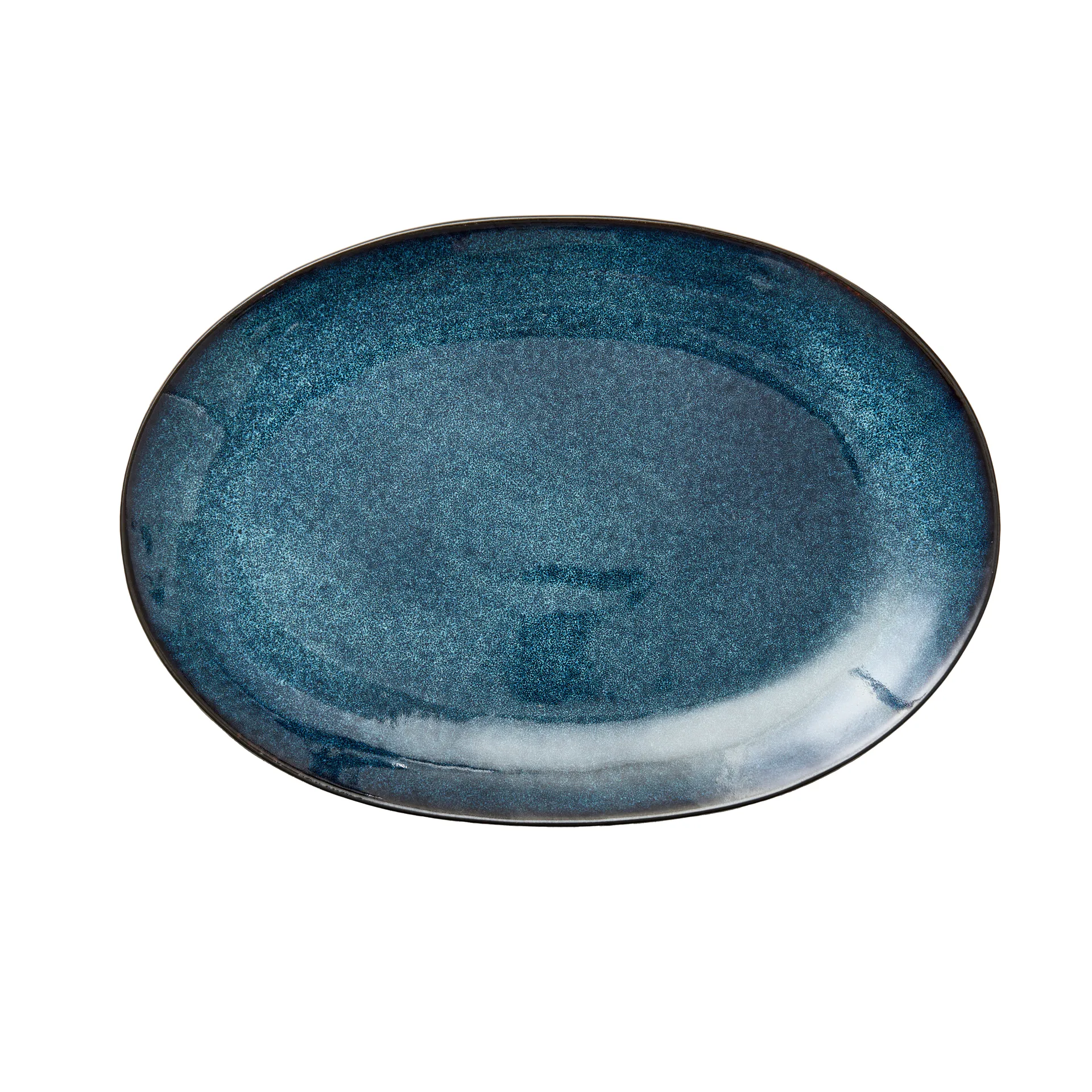 Bitz dish oval 25x36 cm, 黑色-深蓝 Bitz