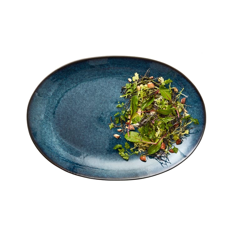 Bitz dish oval 25x36 cm, 黑色-深蓝 Bitz