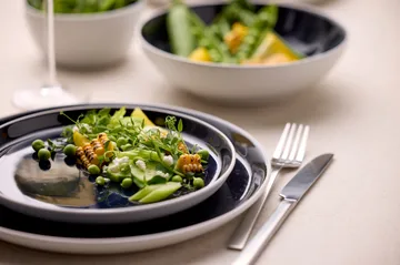 Bitz 盘子 gastro Ø 21 cm - 白色–深蓝 - Bitz