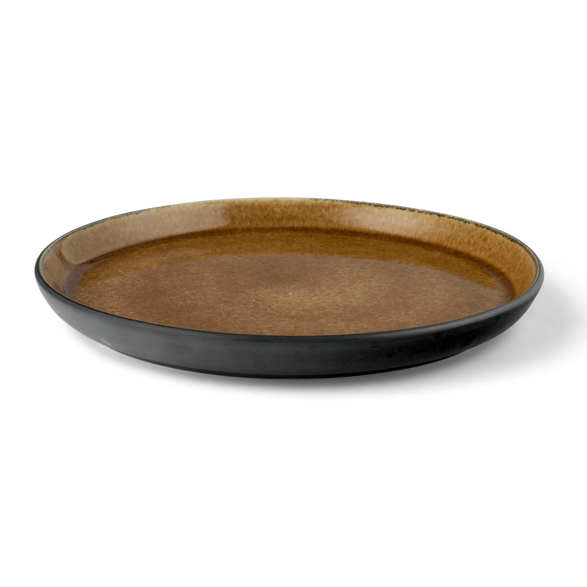Bitz gastro 盘 Ø21cm, 黑色_琥珀色 Bitz