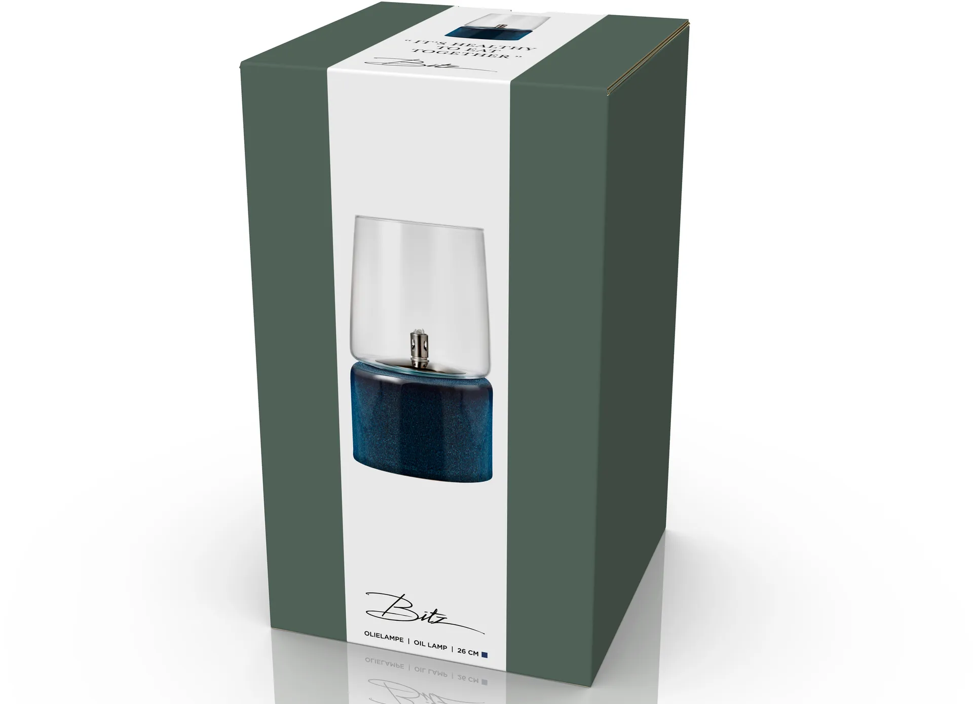 Bitz Gastro oil 灯 Ø15x26 cm, 蓝色 Bitz