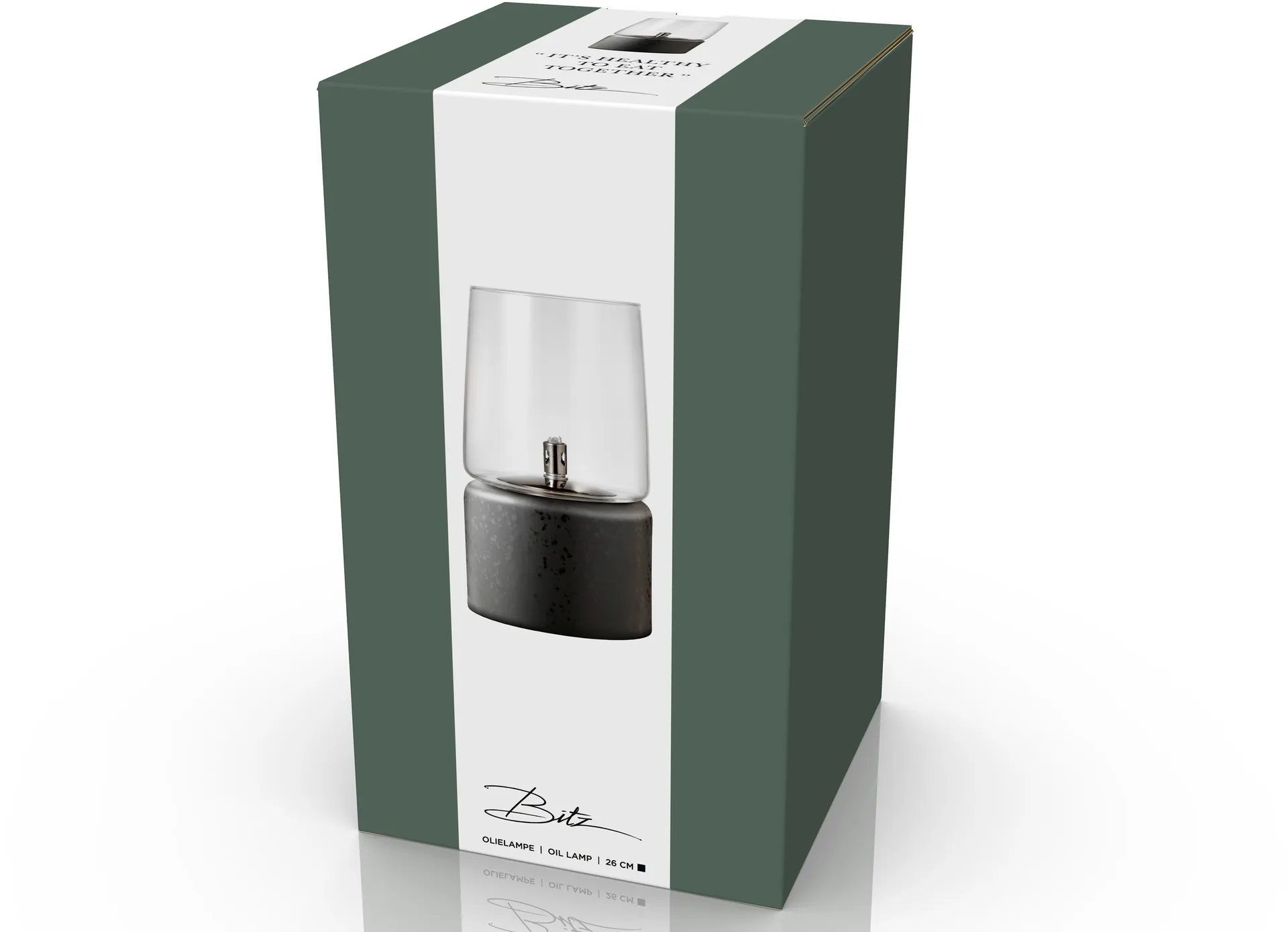 Bitz Gastro oil 灯 Ø15x26 cm, 黑色 Bitz