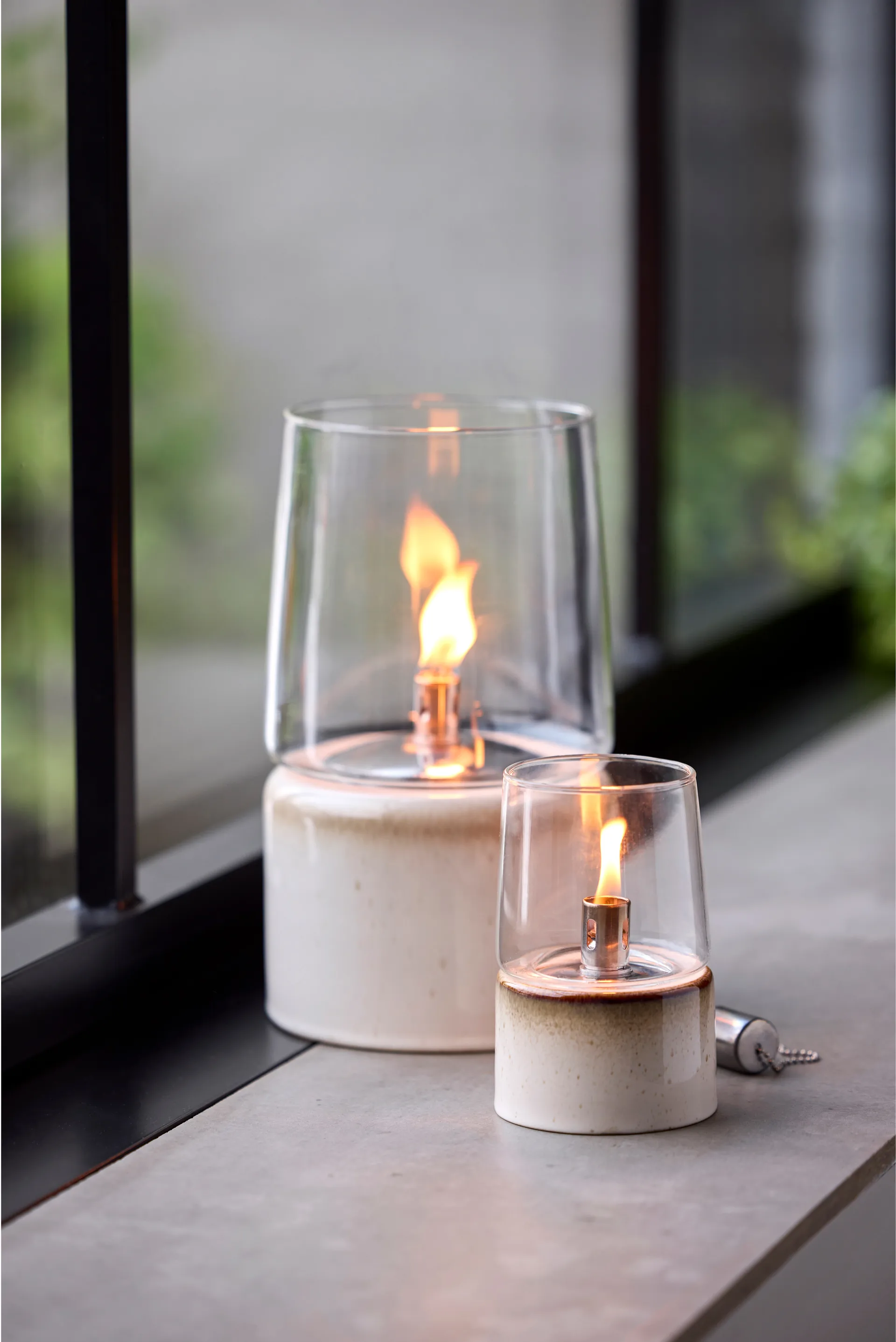 Bitz Gastro oil 灯 Ø8.5x14 cm, Cream 白色 Bitz