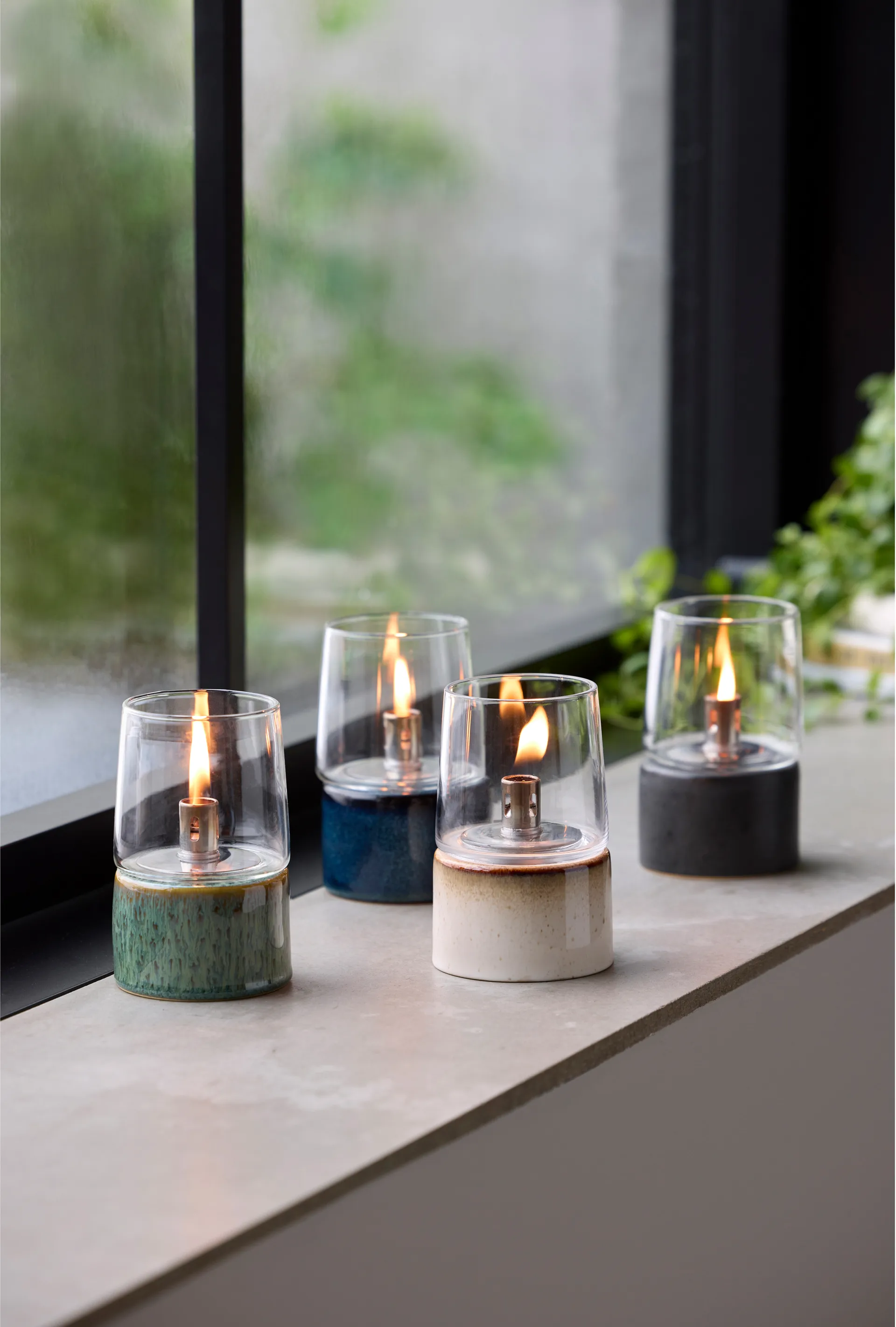 Bitz Gastro oil 灯 Ø8.5x14 cm, 黑色 Bitz