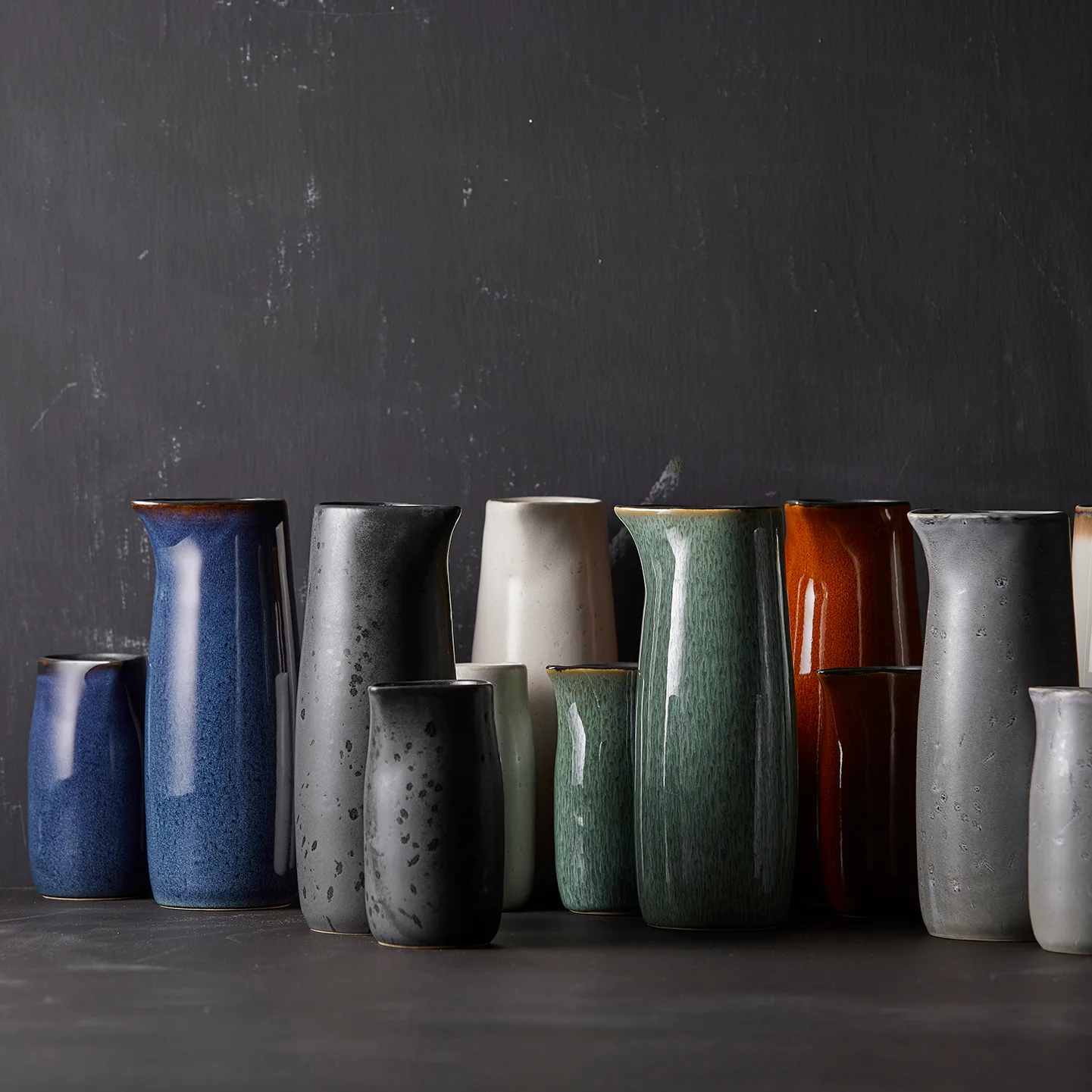 Bitz milk pitcher 50 cl, dark 蓝色-黑色 Bitz