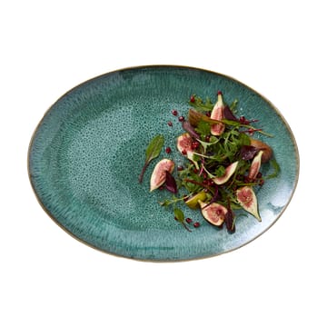 Bitz oval 碟子 45x34 cm - 黑色-绿色 - Bitz