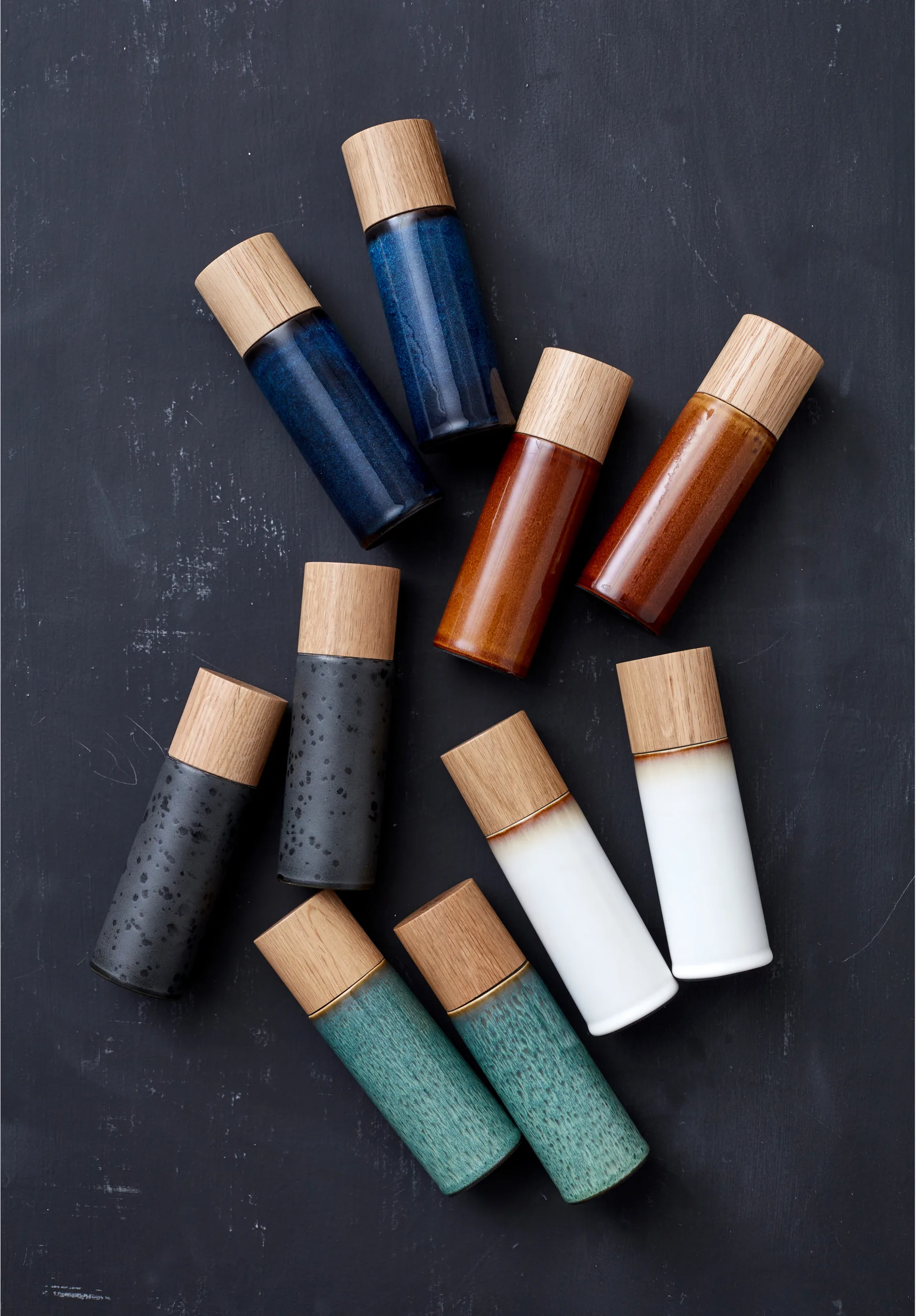 Bitz Salt - & Pepper Grinder 17 cm 2件, 绿色 Bitz