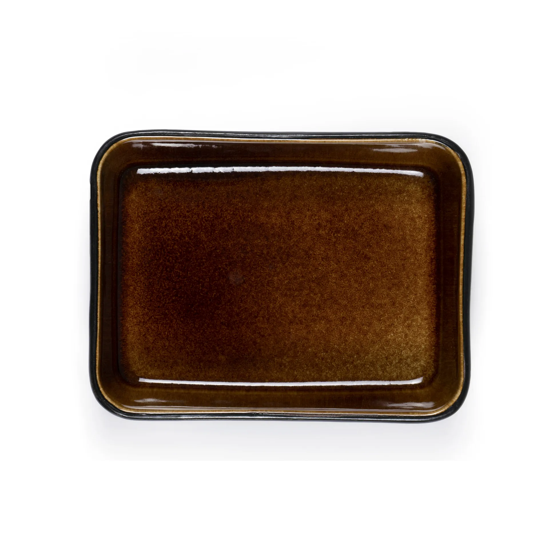 Bitz serving 盘子 black 19x14 cm, Amber Bitz