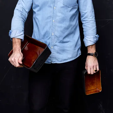 Bitz serving 盘子 black 19x14 cm - Amber - Bitz