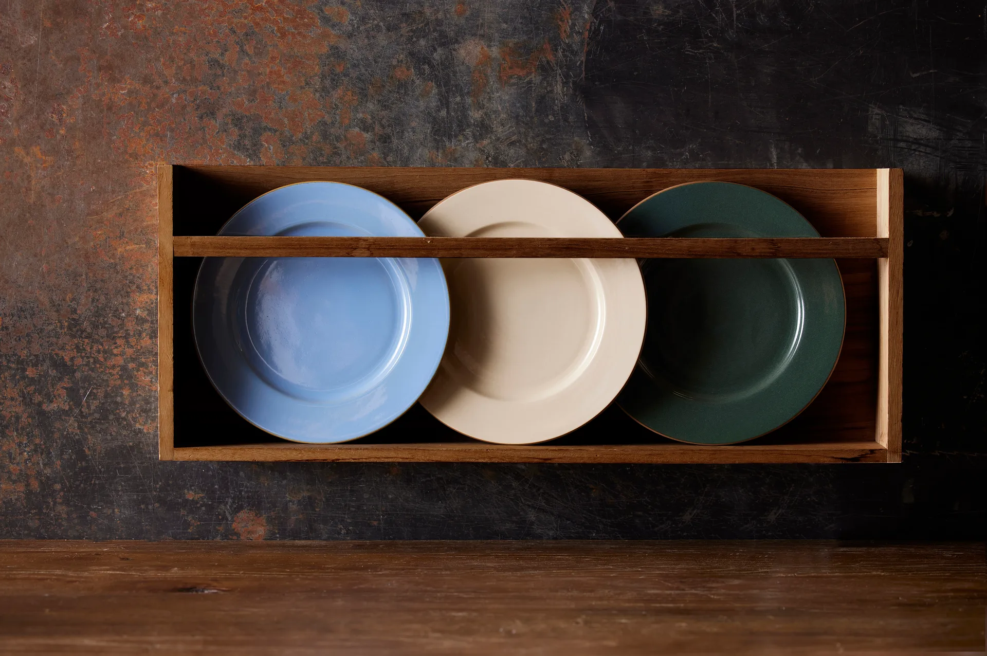 Bitz Wood 盘子 Ø27 cm, Wood-forest Bitz