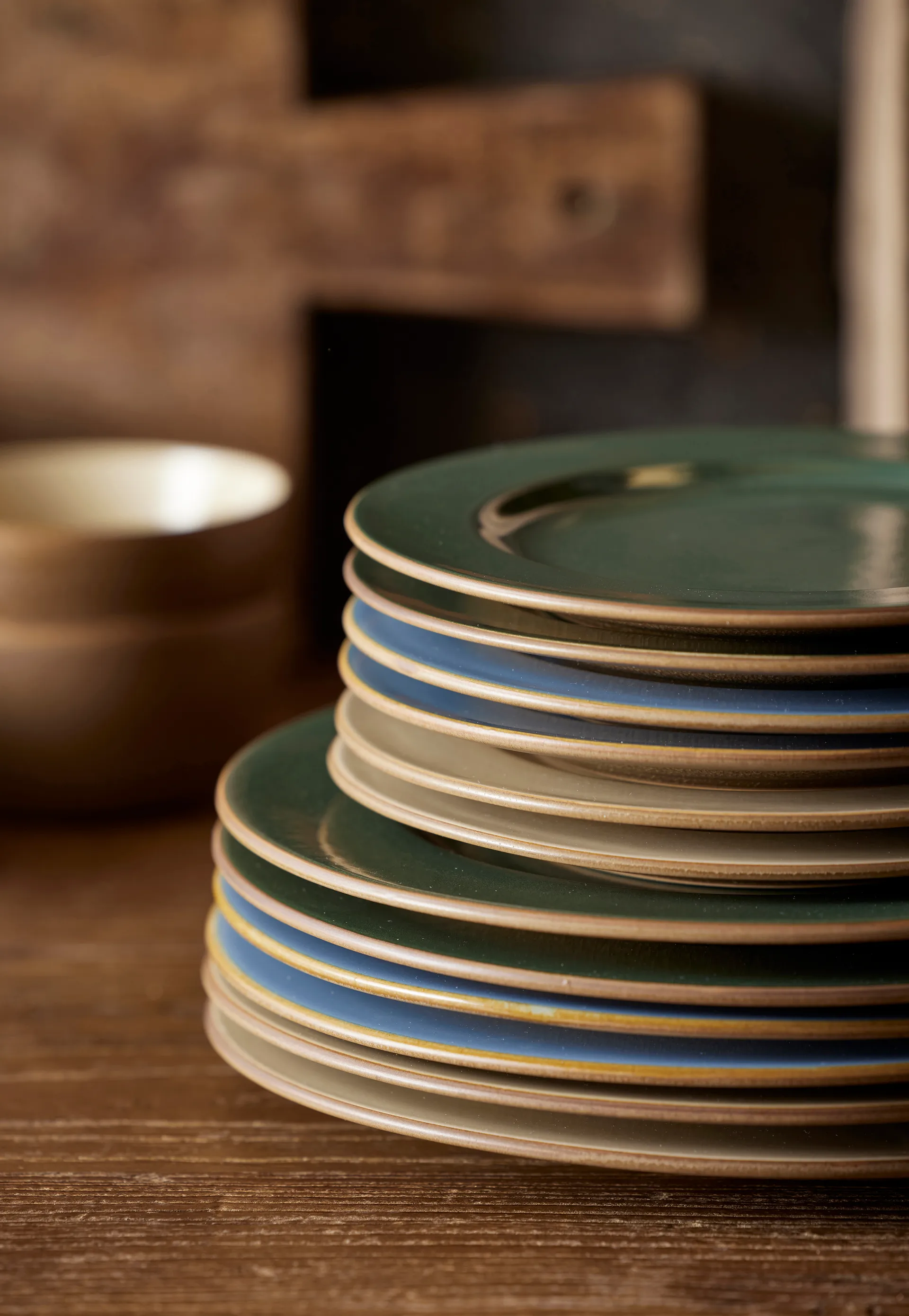 Bitz Wood 盘子 Ø27 cm, Wood-forest Bitz