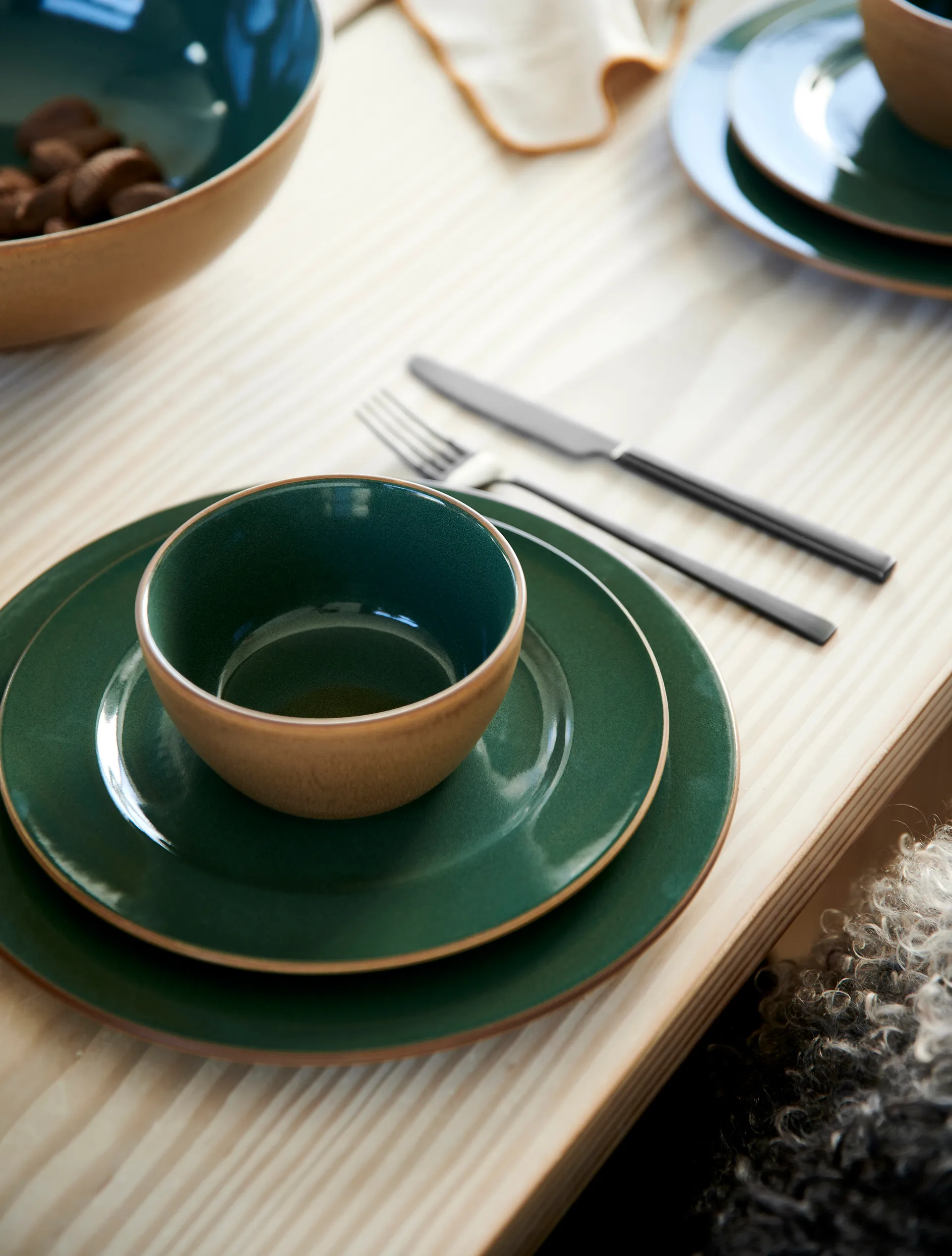 Bitz Wood 盘子 Ø27 cm, Wood-forest Bitz