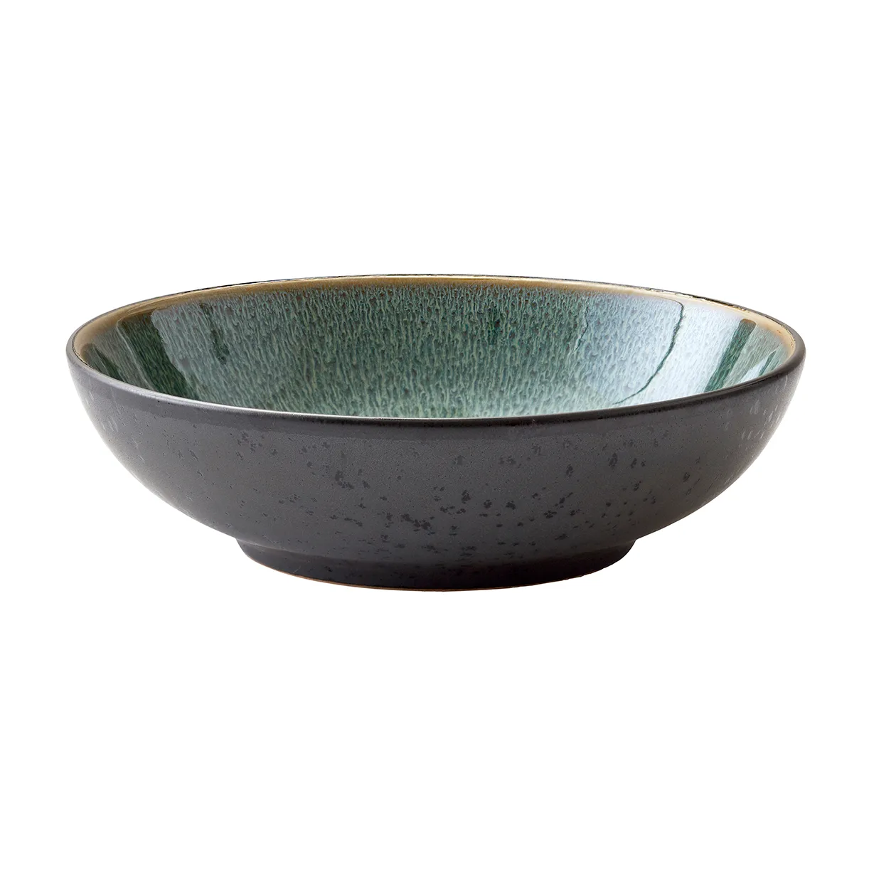 Bitz黑色意面碗直径20cm, 黑色_绿色 Bitz