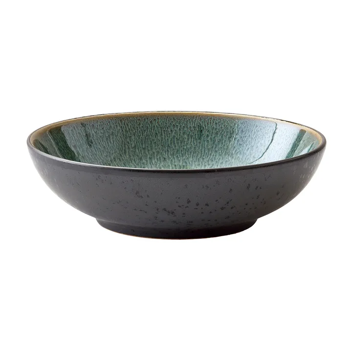 Bitz黑色意面碗直径20cm - 黑色_绿色 - Bitz