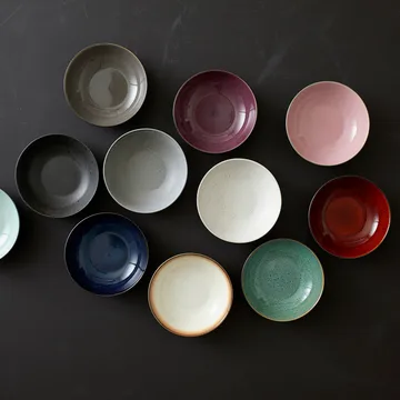 Bitz黑色意面碗直径20cm - 黑色_琥珀色 - Bitz