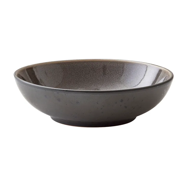 Bitz黑色意面碗直径20cm - 黑色_灰色 - Bitz
