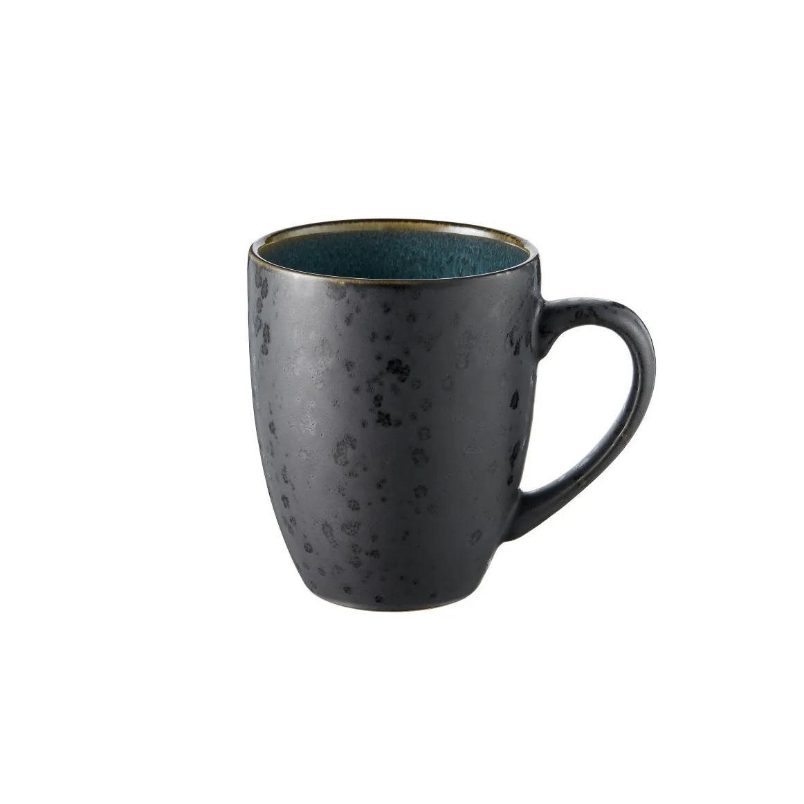 Bitz黑色马克杯300ml, 黑色_绿色 Bitz
