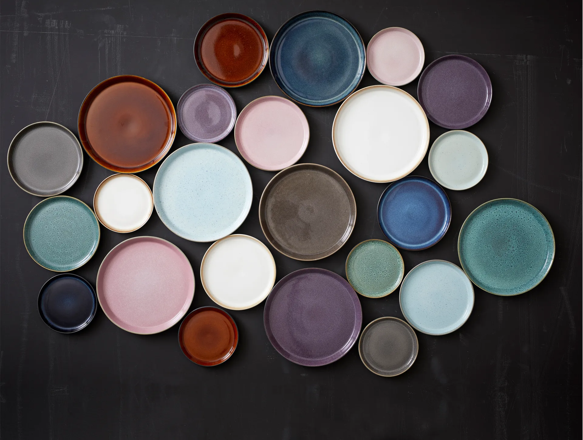 Gastro 盘子 Ø17 cm, 黑色-深蓝 Bitz