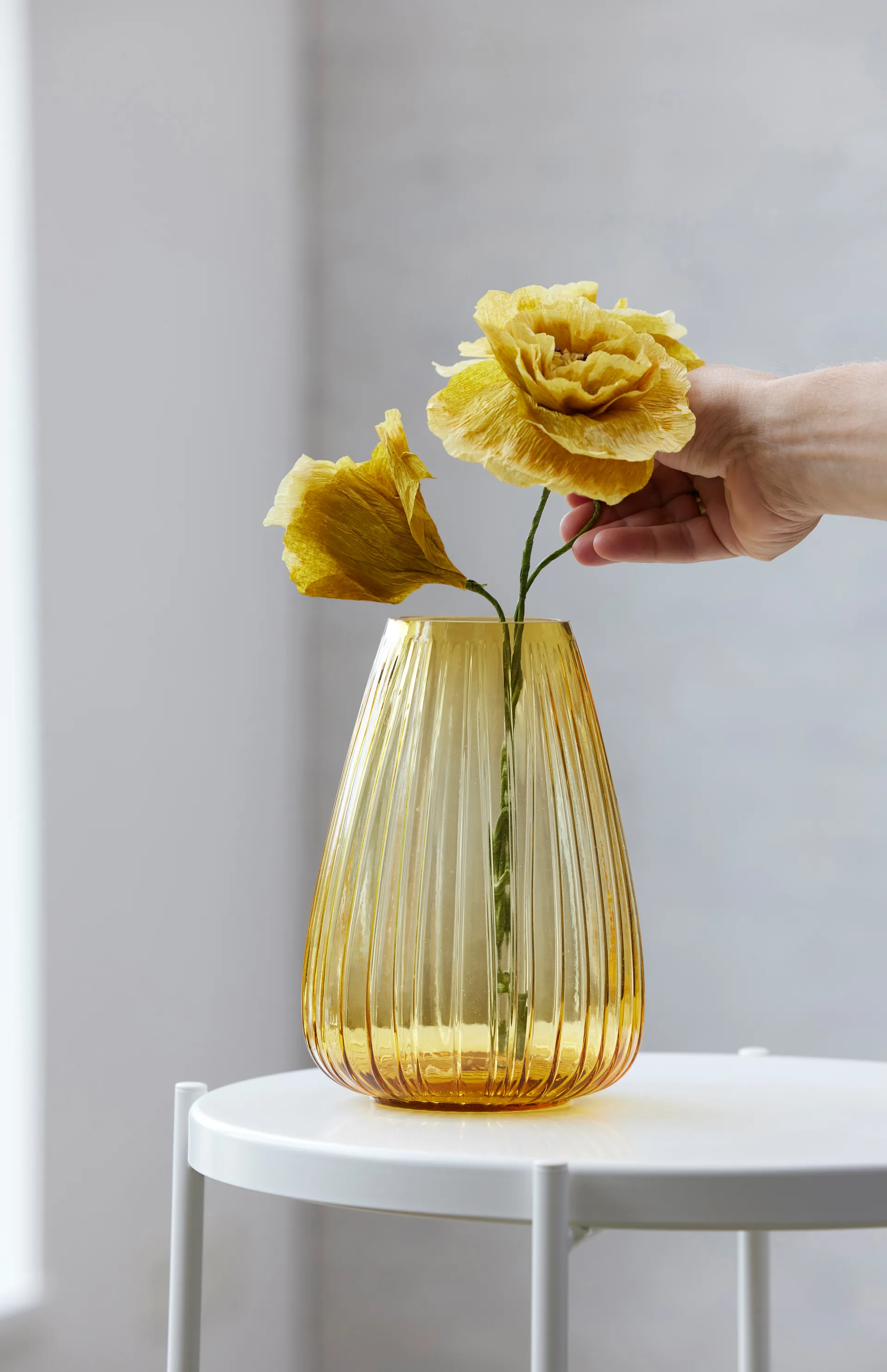 Kusintha 花瓶 22 cm, Amber Bitz