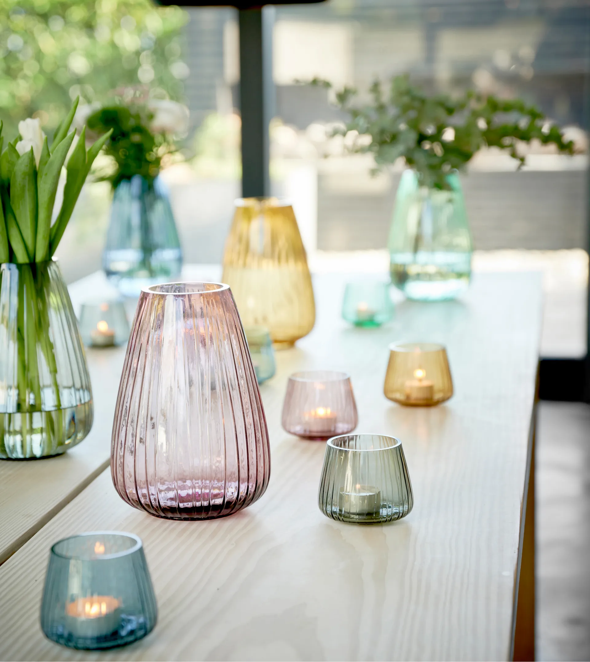 Kusintha 花瓶 22 cm, Smoke Bitz