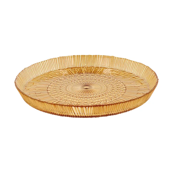 Kusintha 圆形餐用碟 Ø30cm - 琥珀色 - Bitz