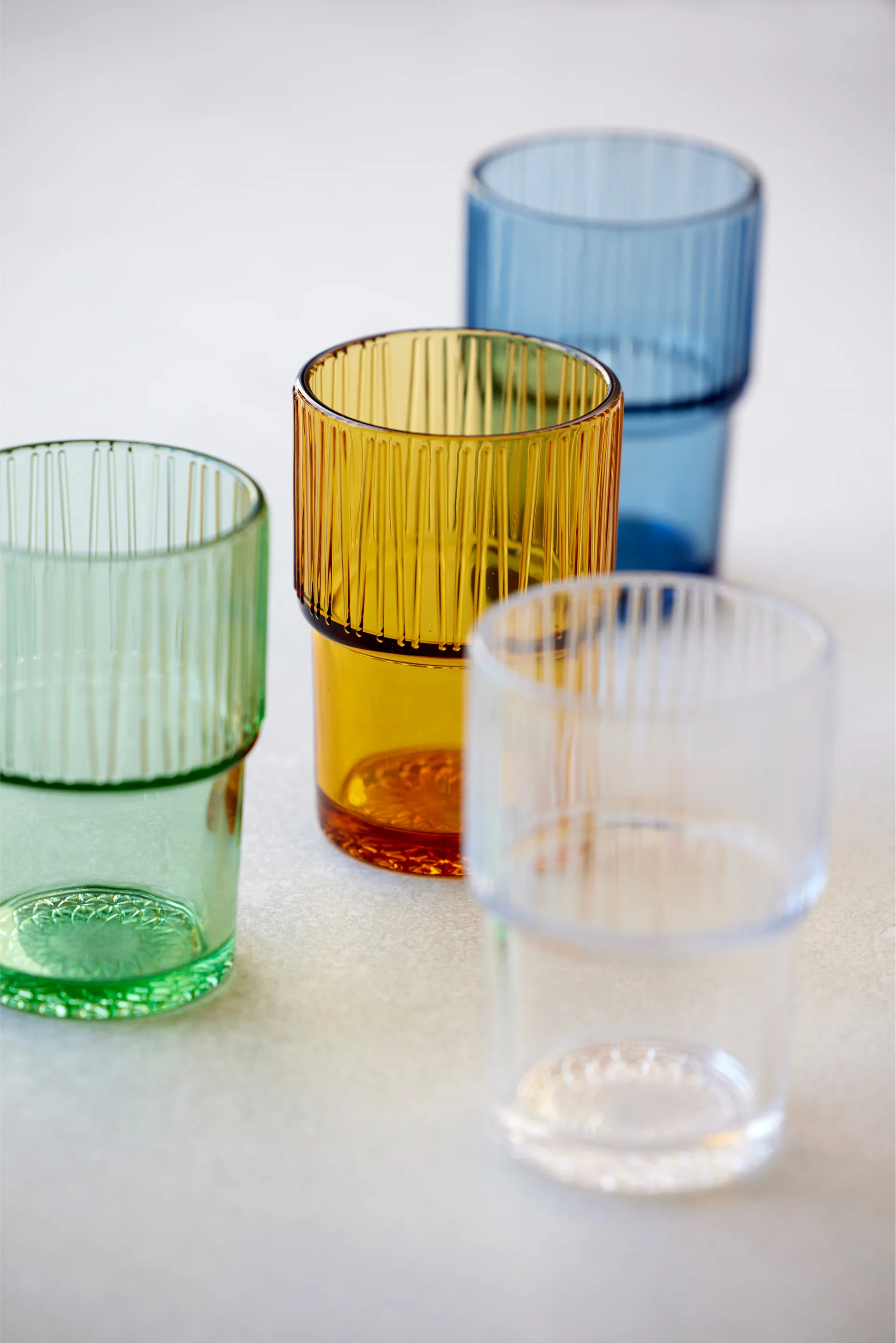 Kusintha café 玻璃 38 cl 四件套装, 透明 Bitz