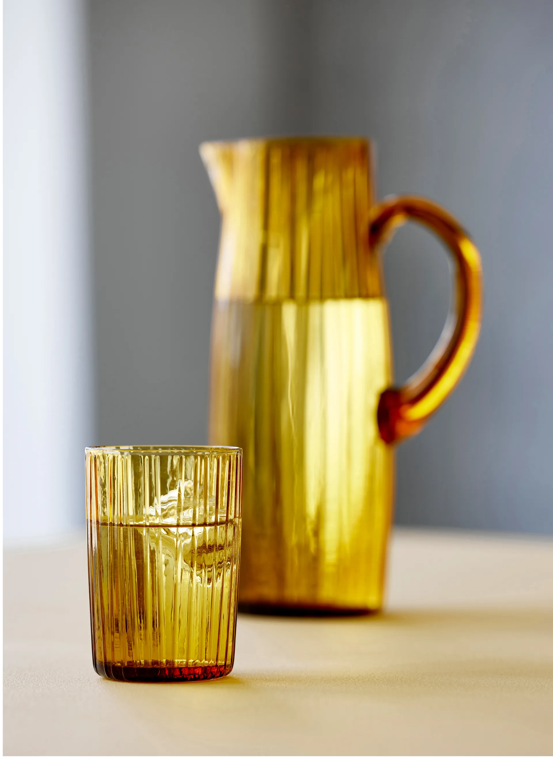 Kusintha drinking glass 28 cl 四件套装, Amber Bitz