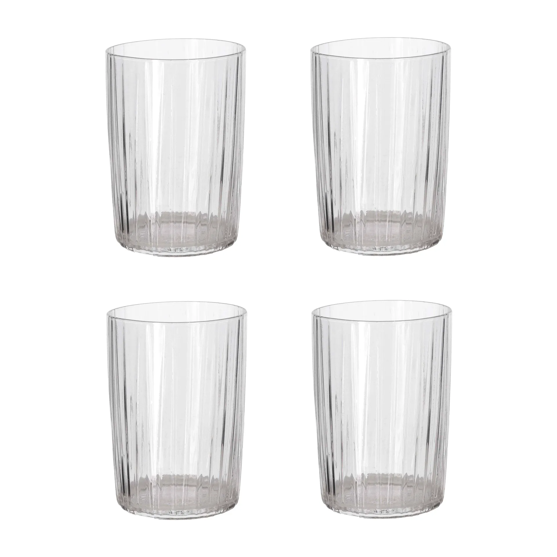 Kusintha drinking glass 28 cl 四件套装, Clear Bitz