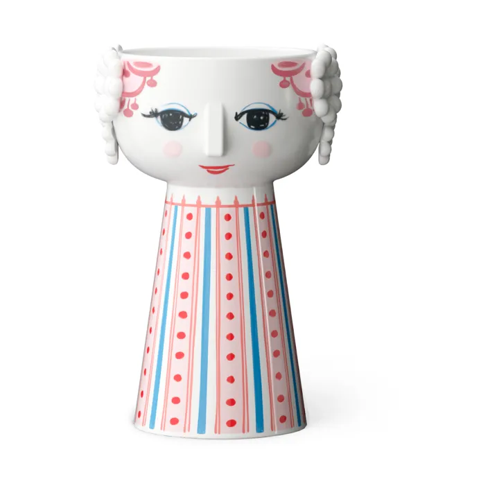 Eva 烛台14cm - 红色 - Bjørn Wiinblad