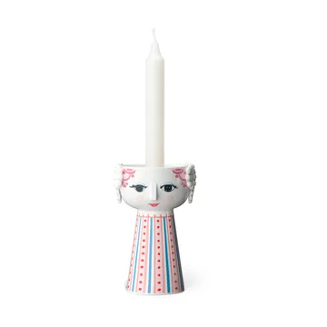 Eva 烛台14cm - 红色 - Bjørn Wiinblad