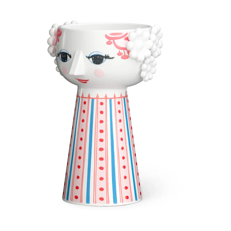 Eva 烛台14cm, 红色 Bjørn Wiinblad