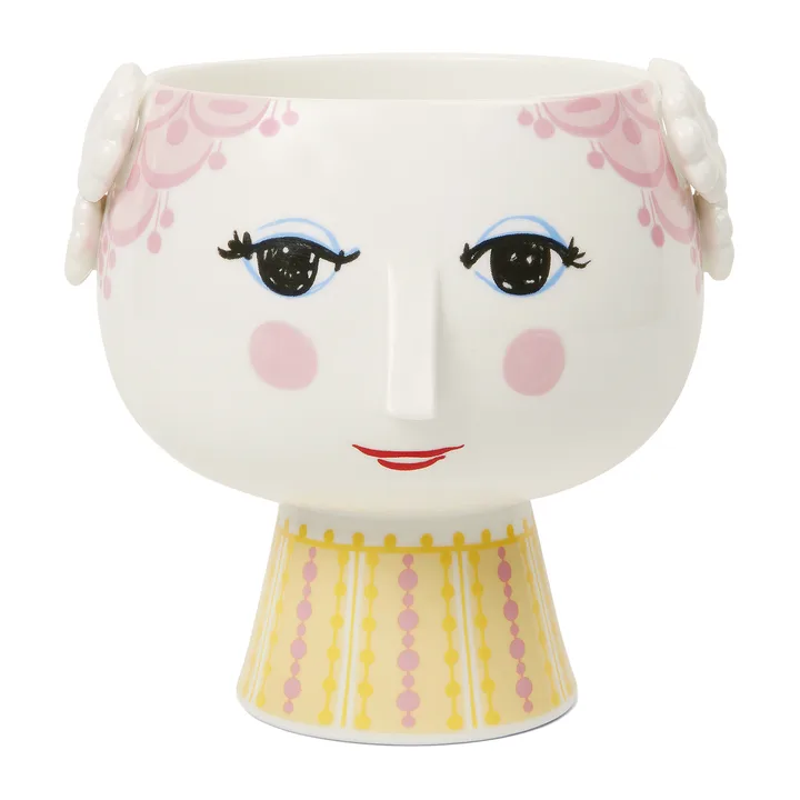 Eva 带脚花盆 Ø15.5cm - 粉色 - Bjørn Wiinblad
