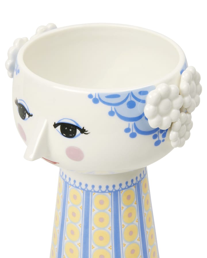 Eva 花瓶 18.5 cm, 蓝色-蓝色 Bjørn Wiinblad