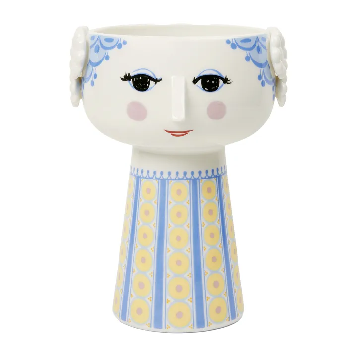 Eva 花瓶 18.5cm - 双蓝色 - Bjørn Wiinblad