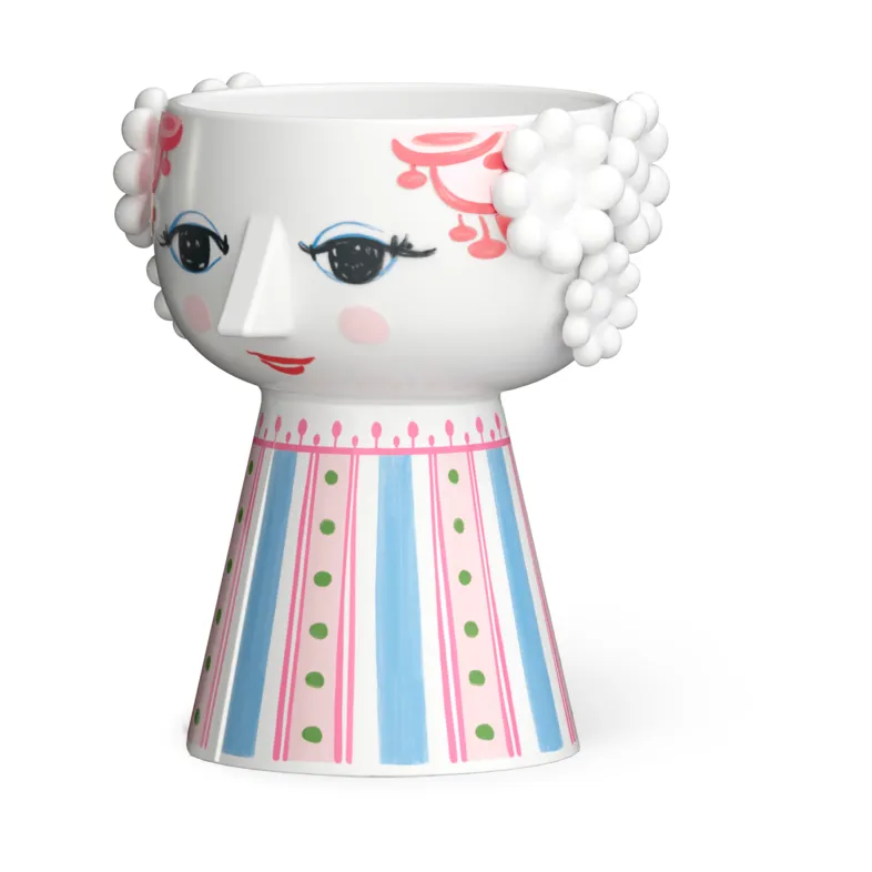 Eva 烛台 9,5cm, 粉色 Bjørn Wiinblad